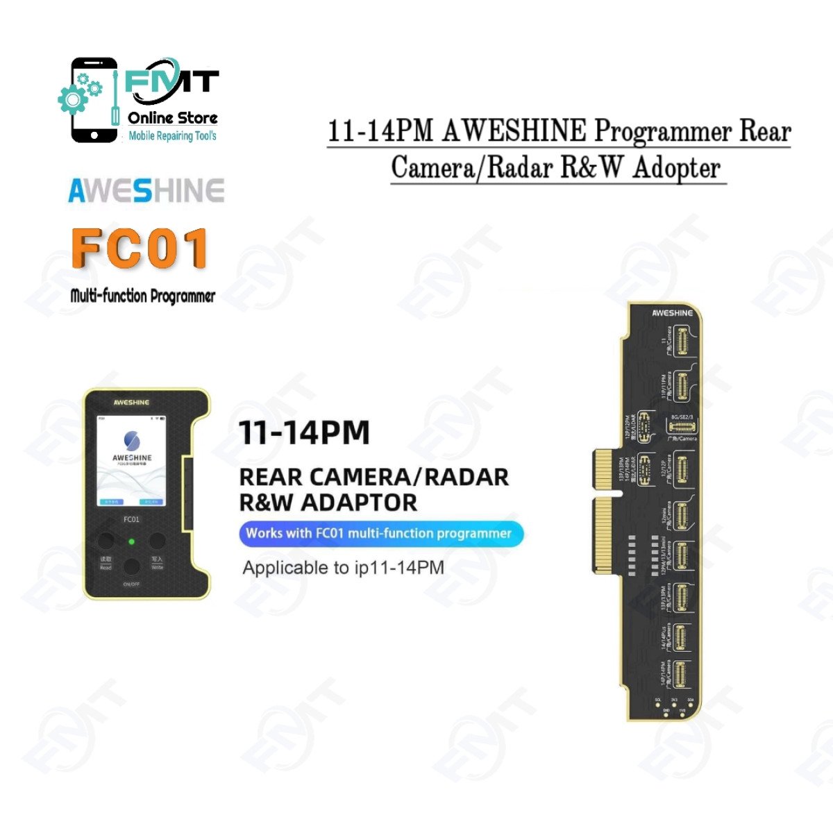 11-14PM AWESHINE Programmer Rear Camera/Radar R&W Adopter
