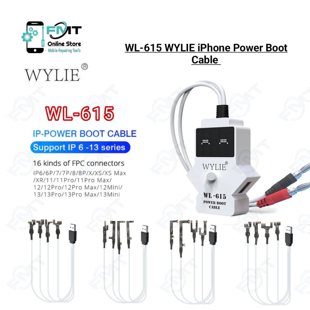 WL-615 WYLIE iPhone Power Boot Cable