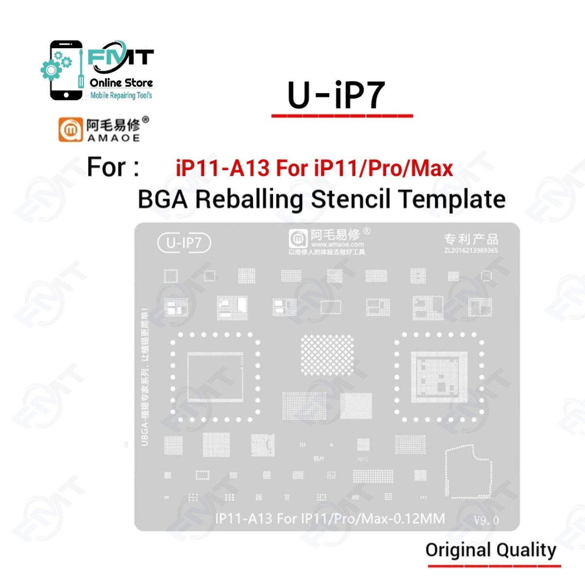 U-iP7 AMAOE iP11 Series Stencil
