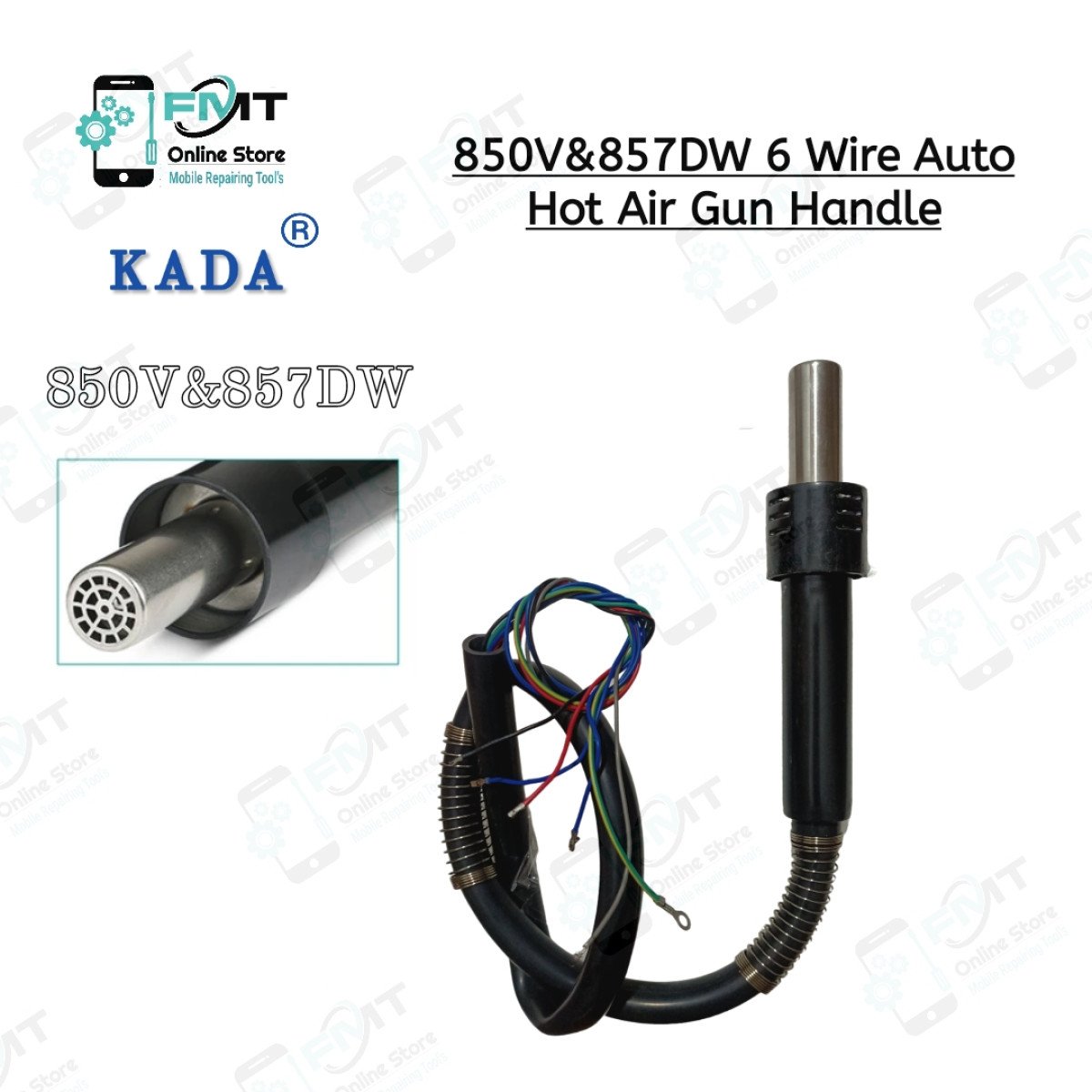 850V&857DW 6 Wire Auto Hot Air Gun Soldering Station Handle