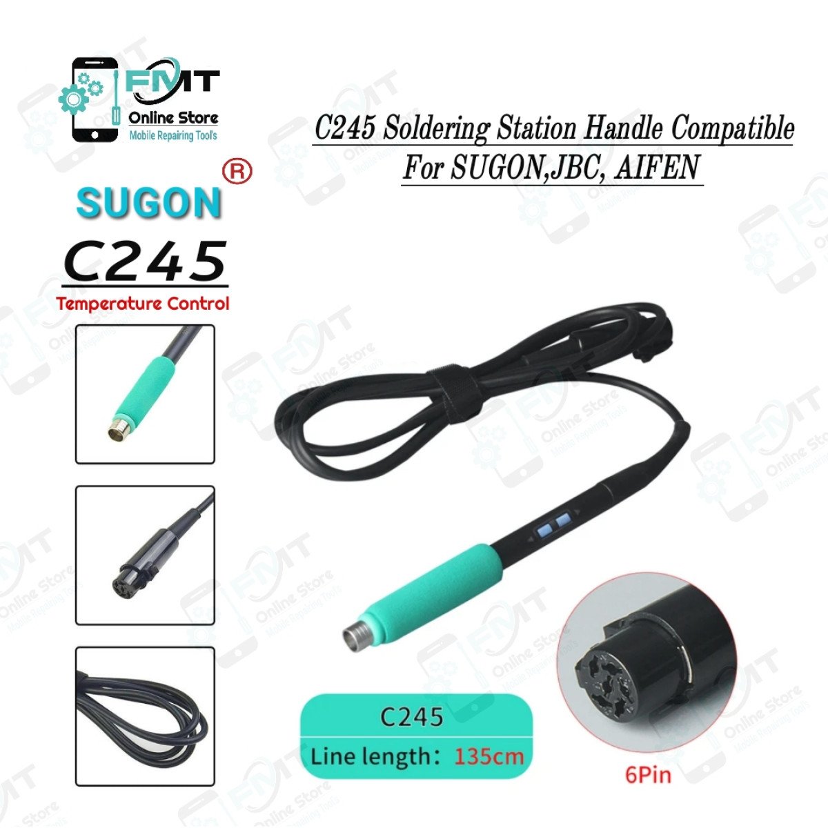 C245 SUGON Temperature Control Soldering Station Handle