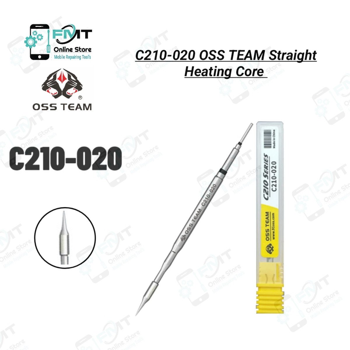 C210-020 OSS TEAM Straight Heating Core