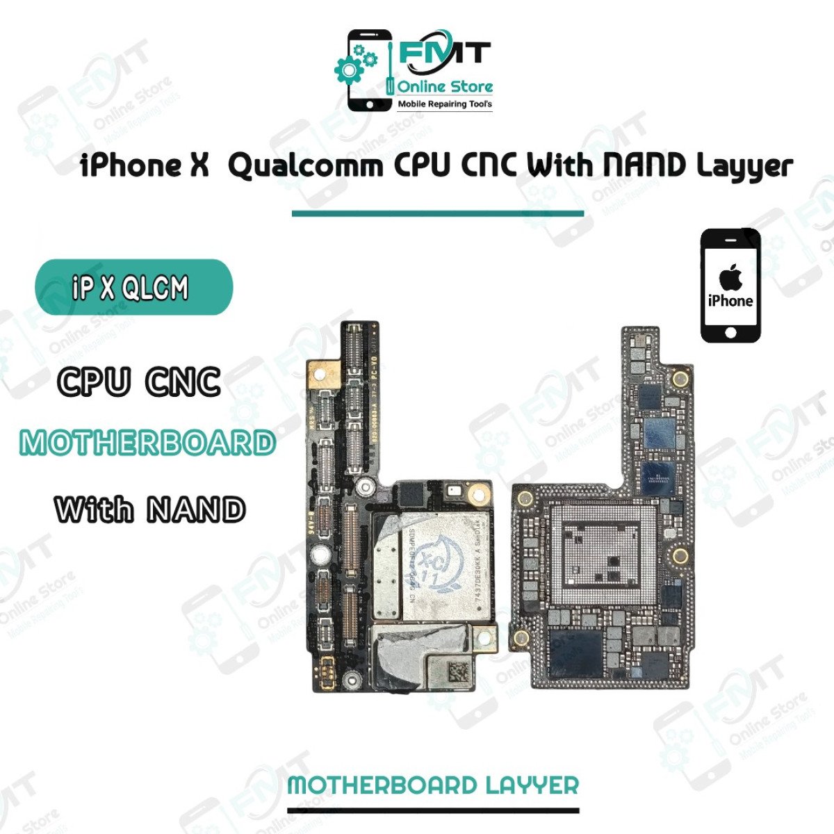 iPhone X Qualcomm CPU CNC Layyer With NAND