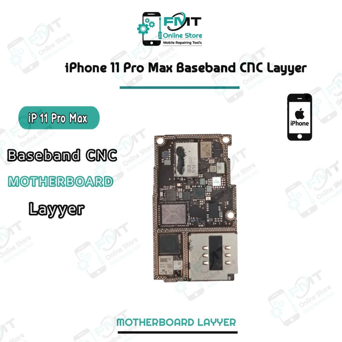 iPhone 11 Pro Max Baseband CNC Layyer