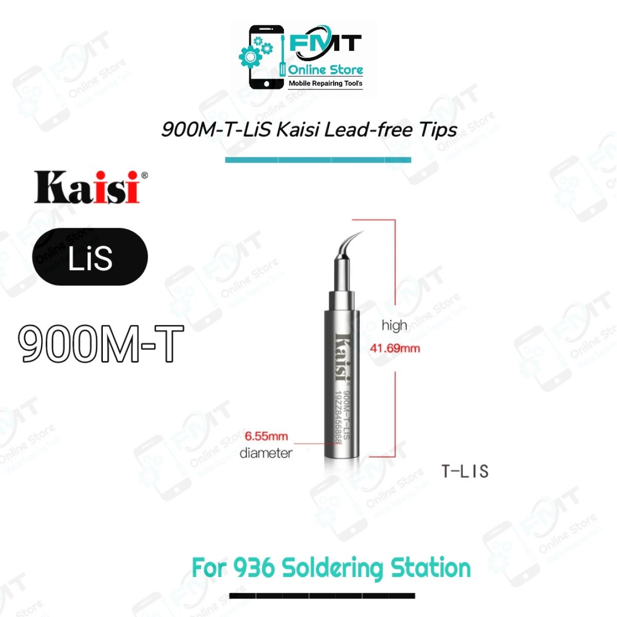 900M-T-LIS Kaisi Lead-free Soldering Station Tips