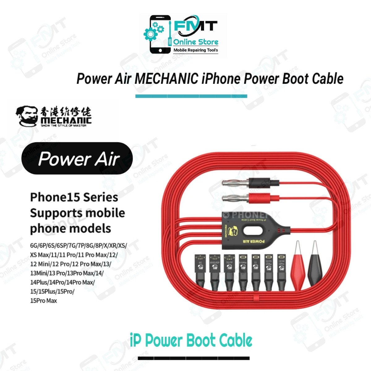 Power Air MECHANIC iPhone Power Boot Cable