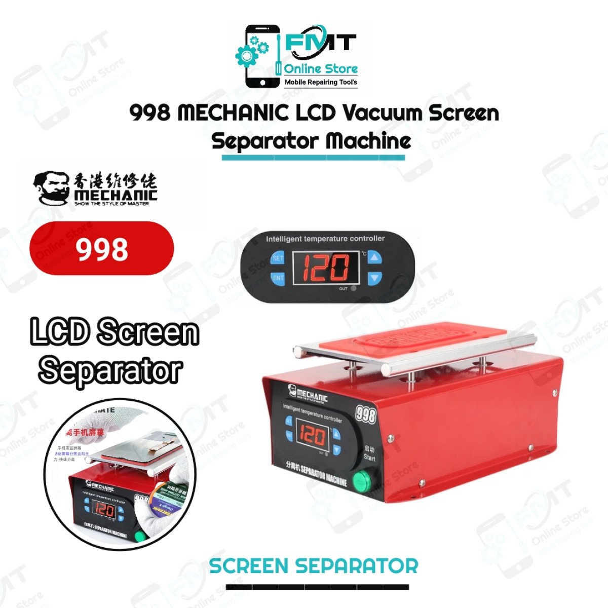 998 MECHANIC LCD Vacuum Screen Separator Machine