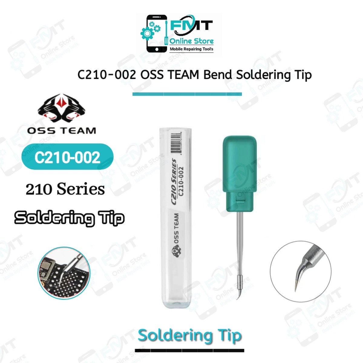 C210-002 OSS TEAM Bend C210 Universal Soldering Tip