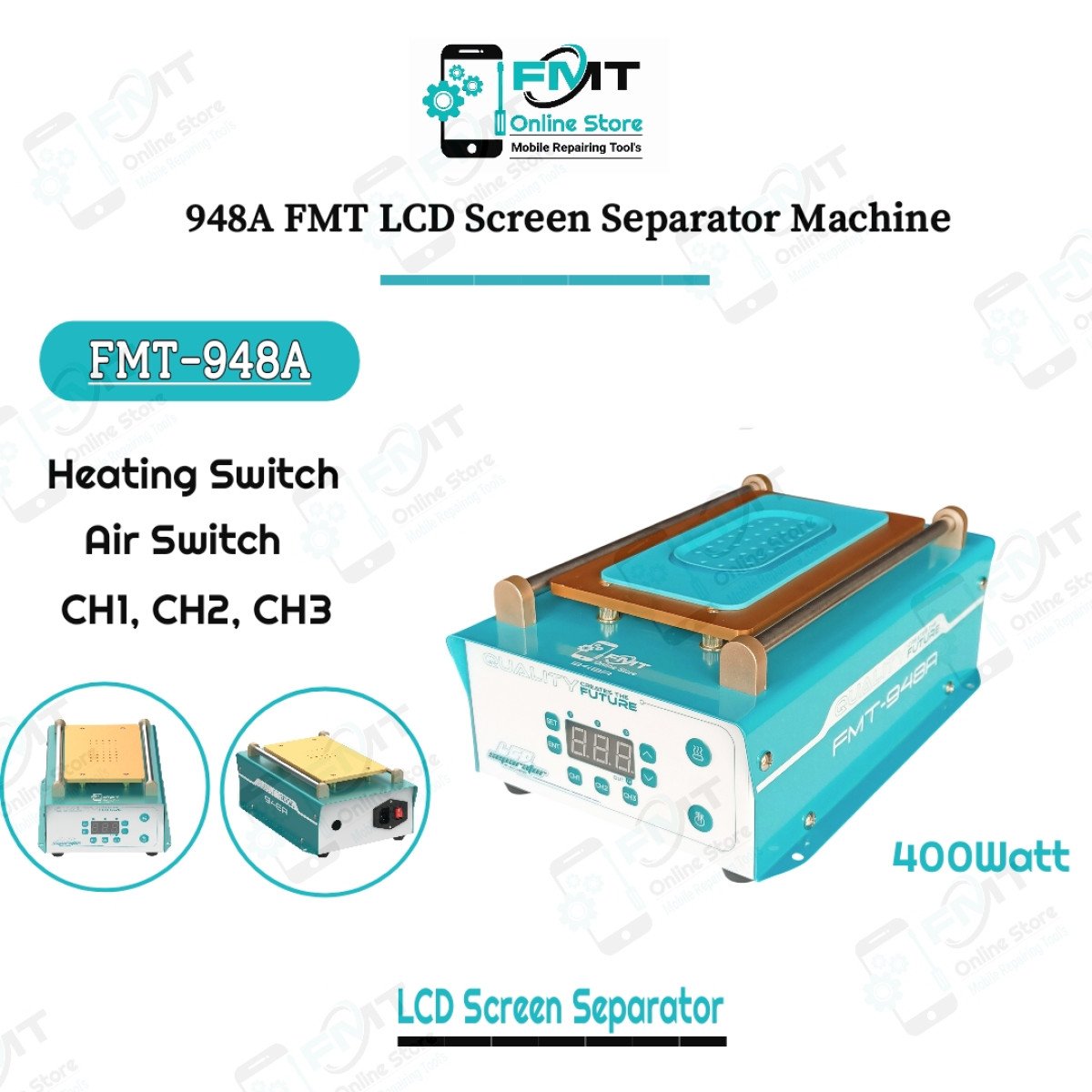 FMT-948A 8inch LCD Touch Screen Separator Machine