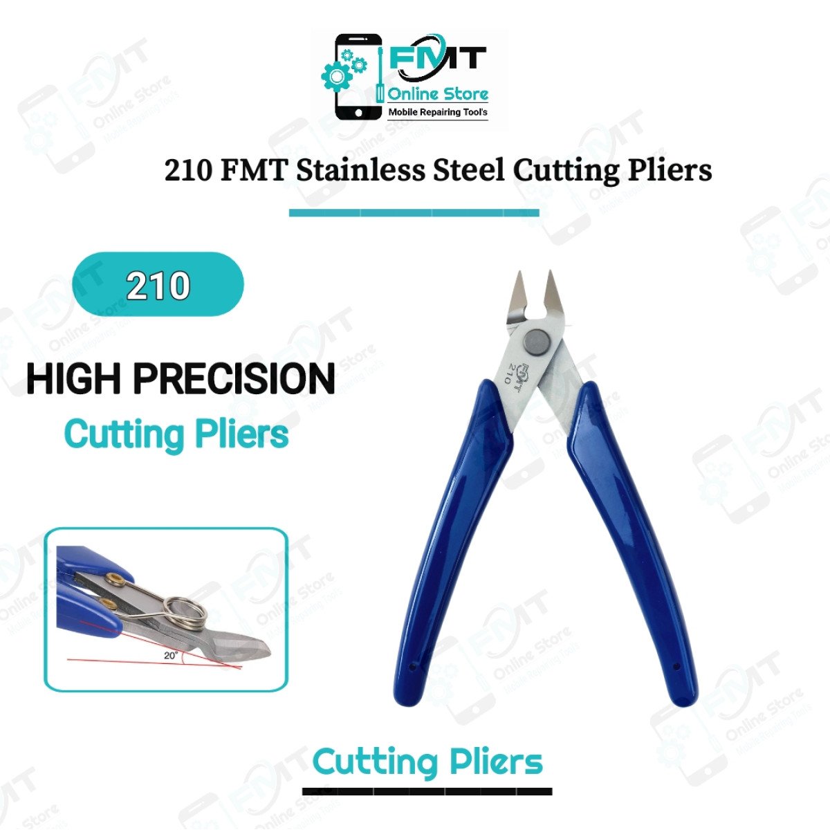 210 FMT Stainless Steel Cutting Pliers