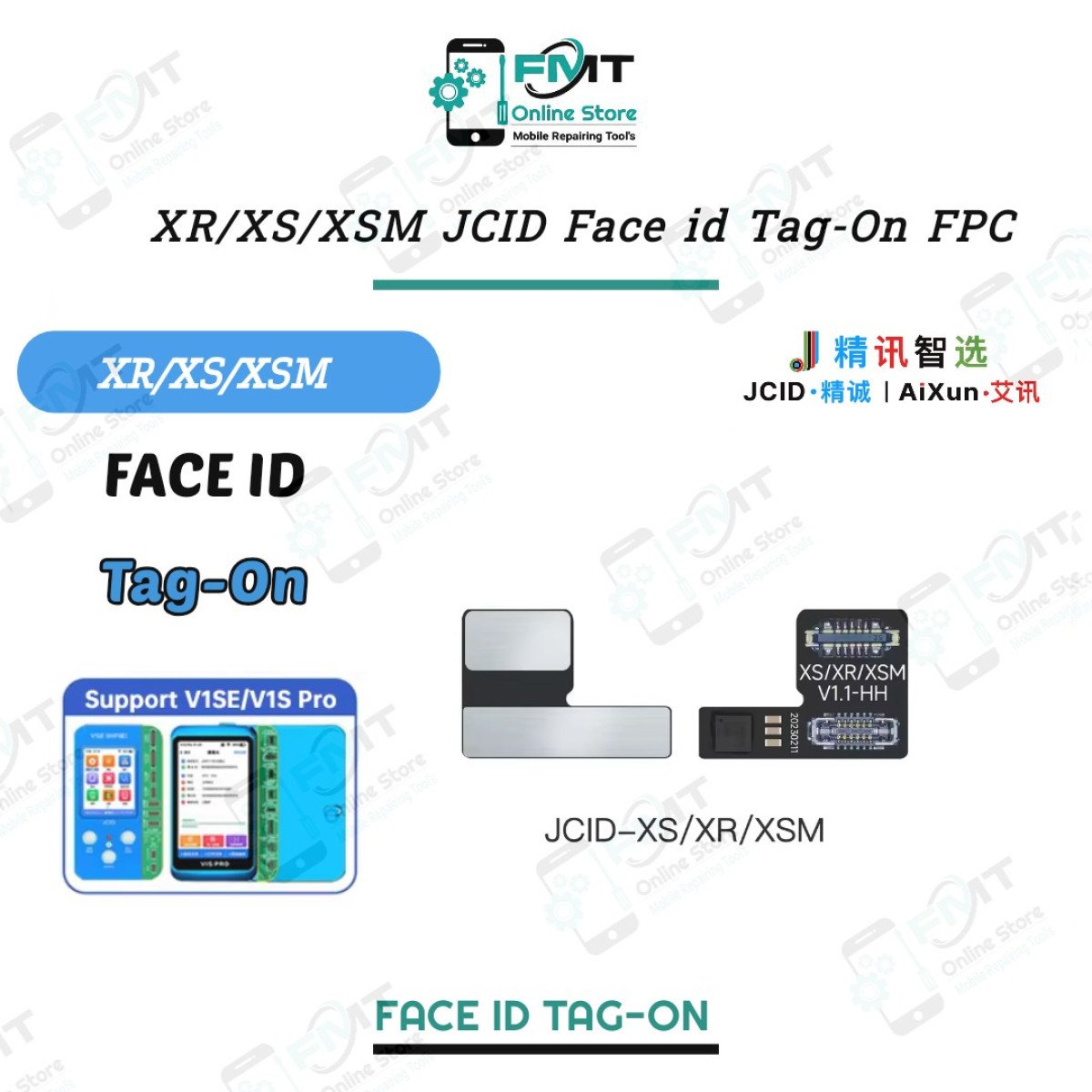 iPhone XS/XR/XSM JCID Face id Tag-On FPC