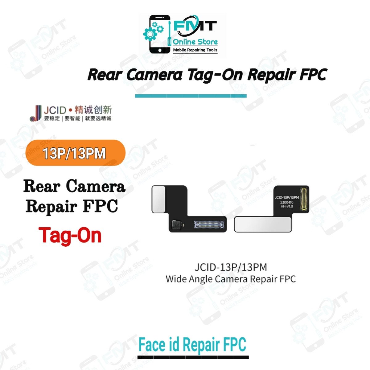 13P/13PM JCID Tag-On Rear Camera Repair FPC