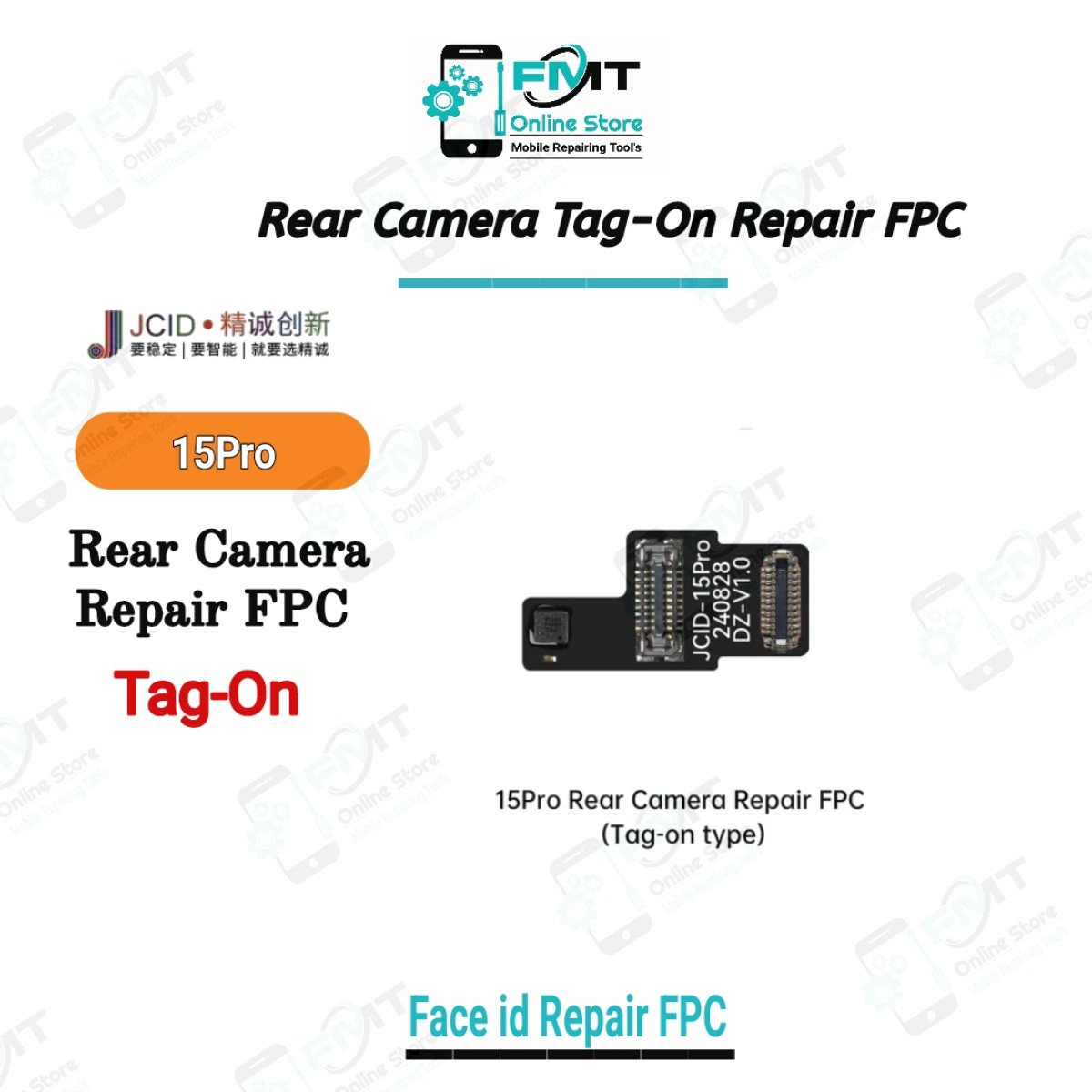 15Pro JCID Tag-On Rear Camera Repair FPC