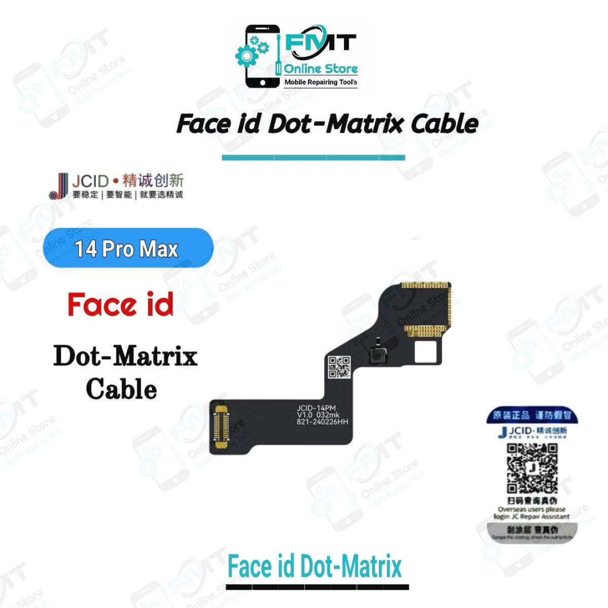 14ProMax JCID Face id Dot-Matrix Cable