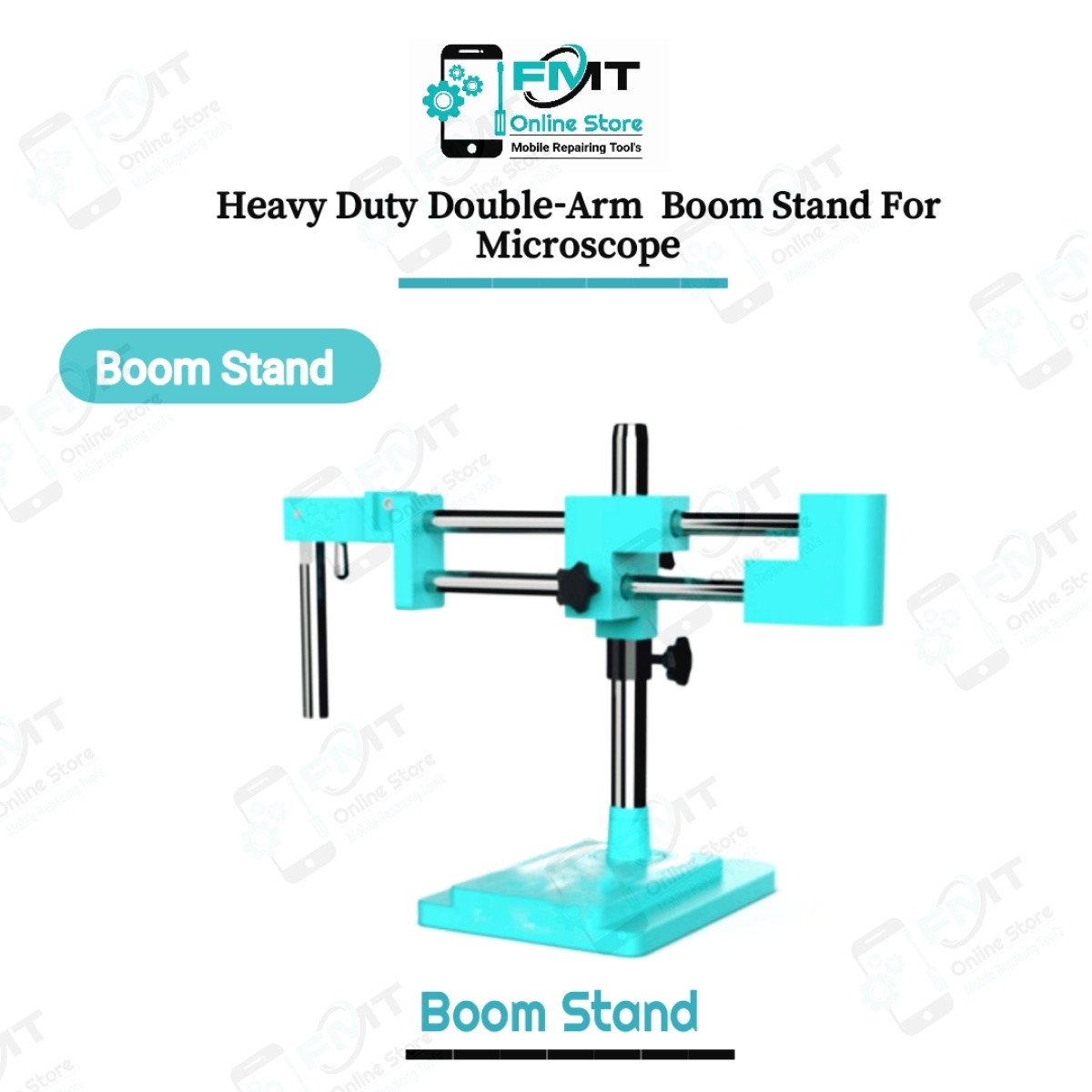 Heavy Duty Double-Arm  Boom Stand For Microscope