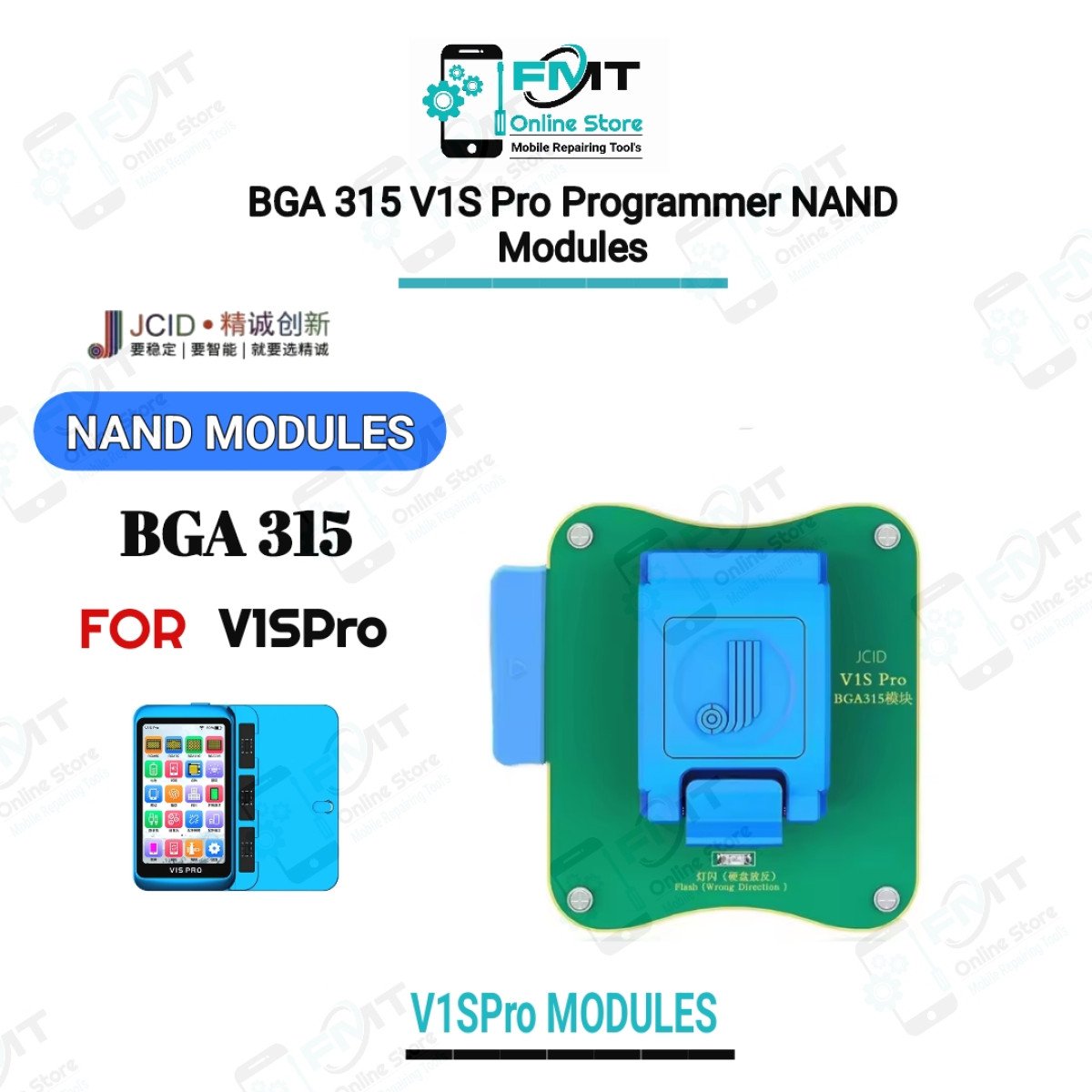 BGA315 V1S Pro Programmer NAND Read and Write Module
