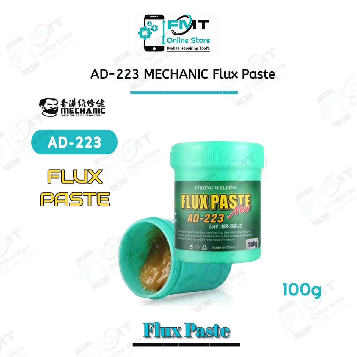 AD-223 MECHANIC 100G Flux Paste Jar