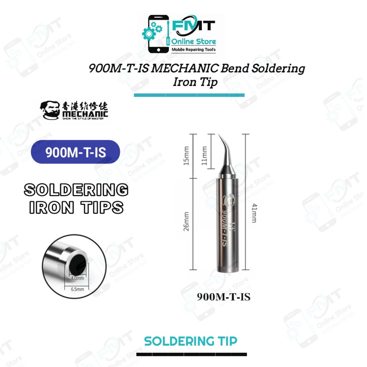 900M-T-IS MECHANIC VS Bend High Precision Soldering Iron Tips