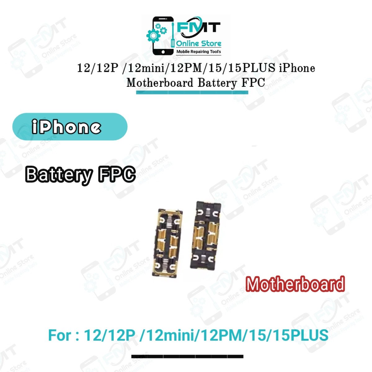 12/12P /12mini/12PM/15/15PLUS iPhone Motherboard Original Battery FPC
