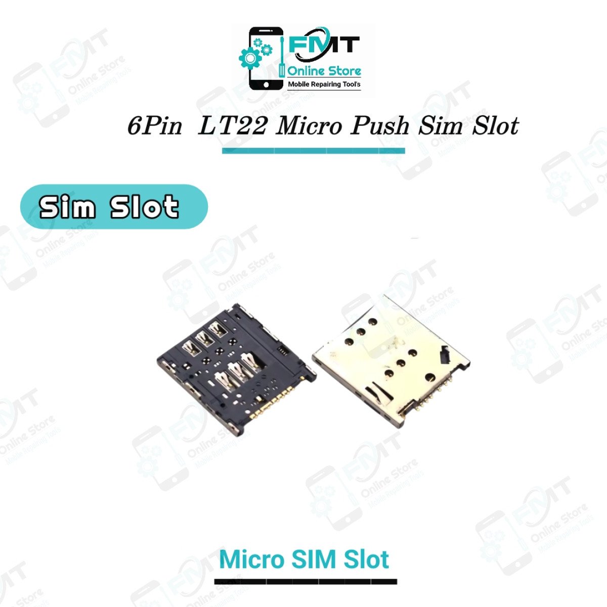 LT22 6in Micro Push Sim Slot
