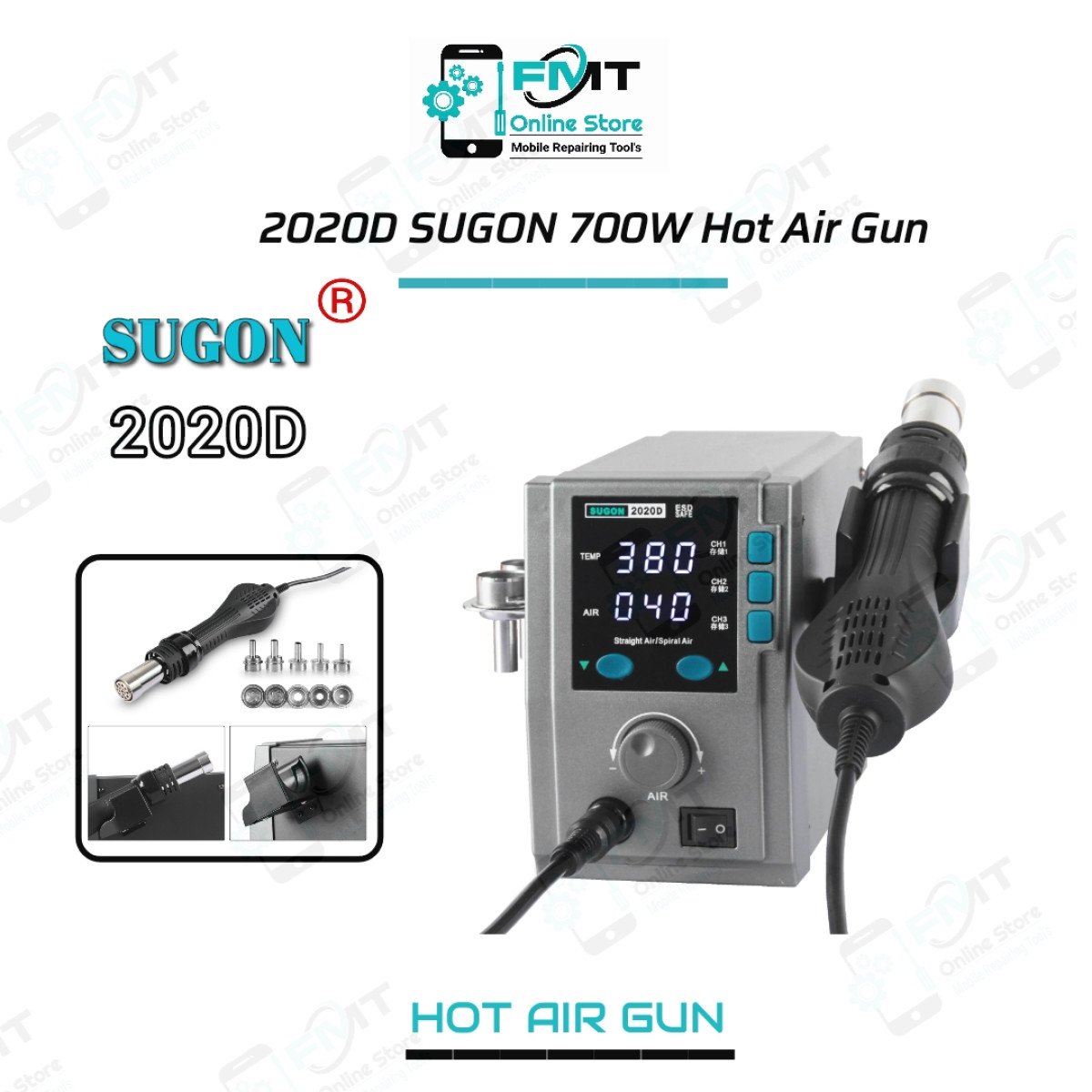 2020D SUGON 700W Hot Air Gun