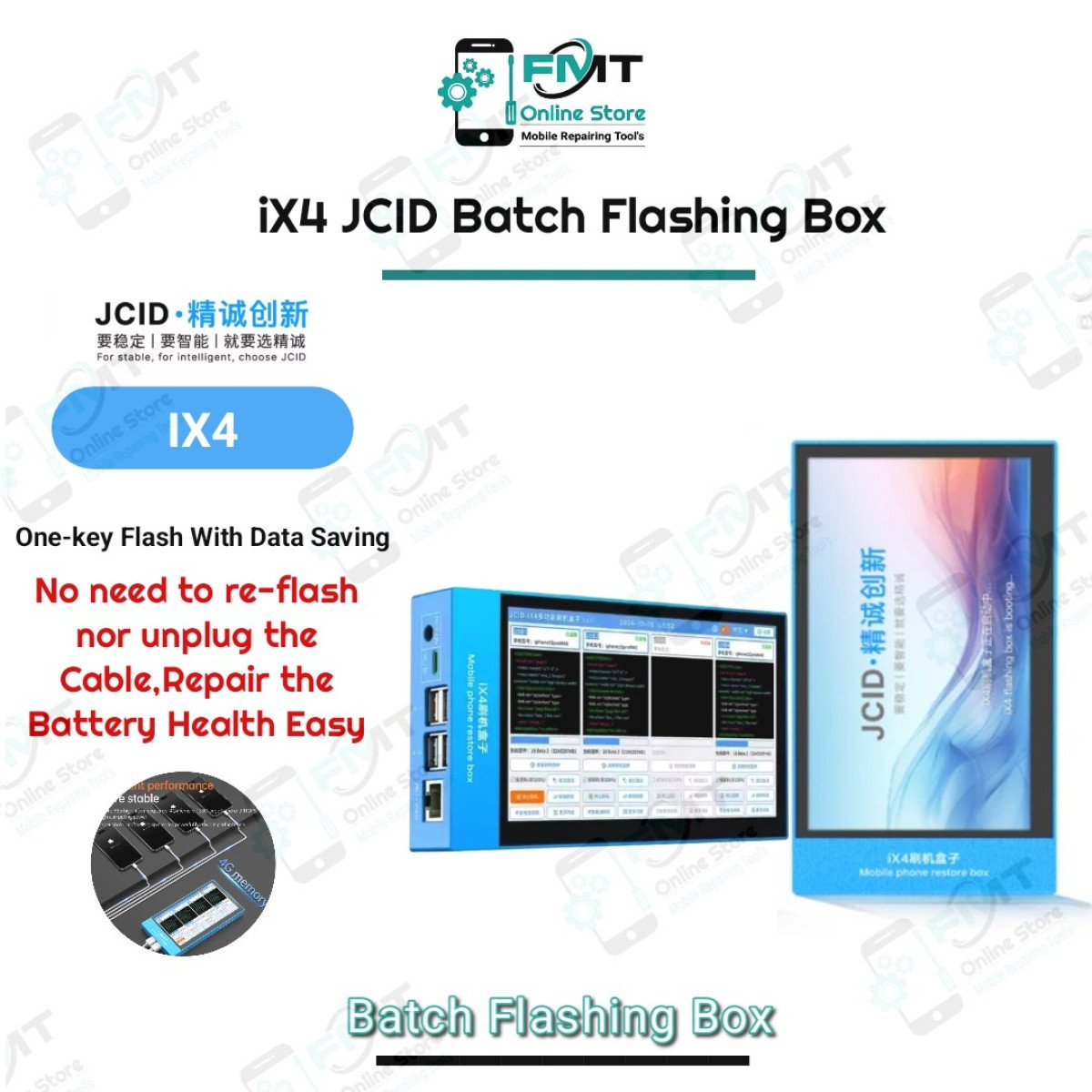 iX4 JCID Batch Flashing Box For iPhone