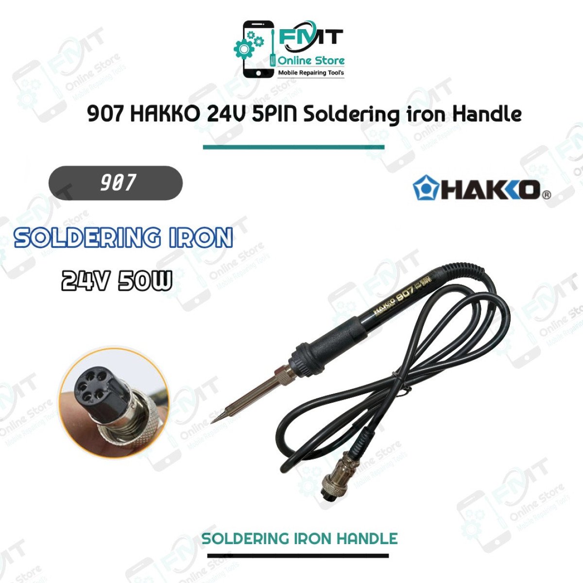 907 HAKKO 24V 5Pin Soldering iRon Handle