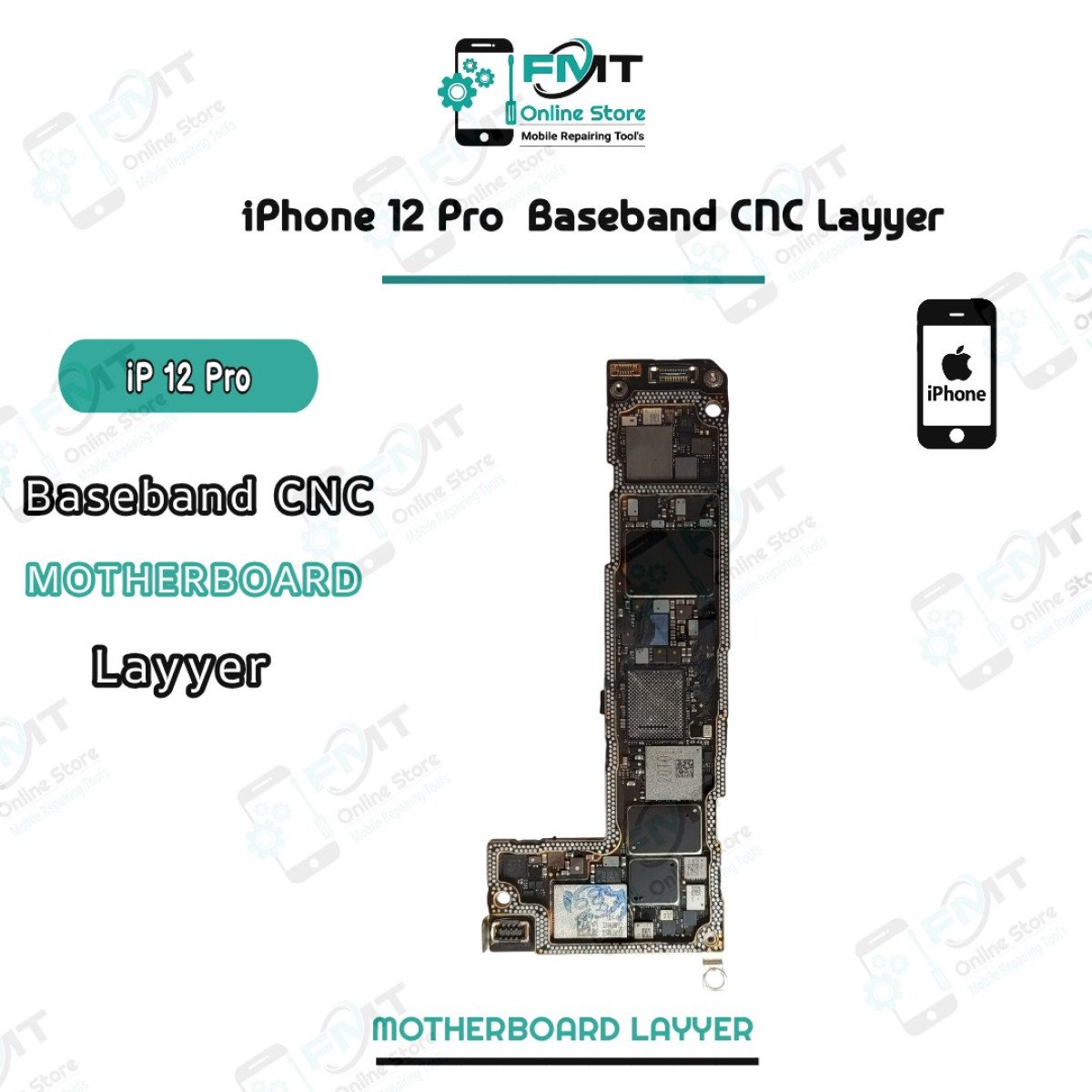 iPhone 12 Pro Baseband CNC Layyer