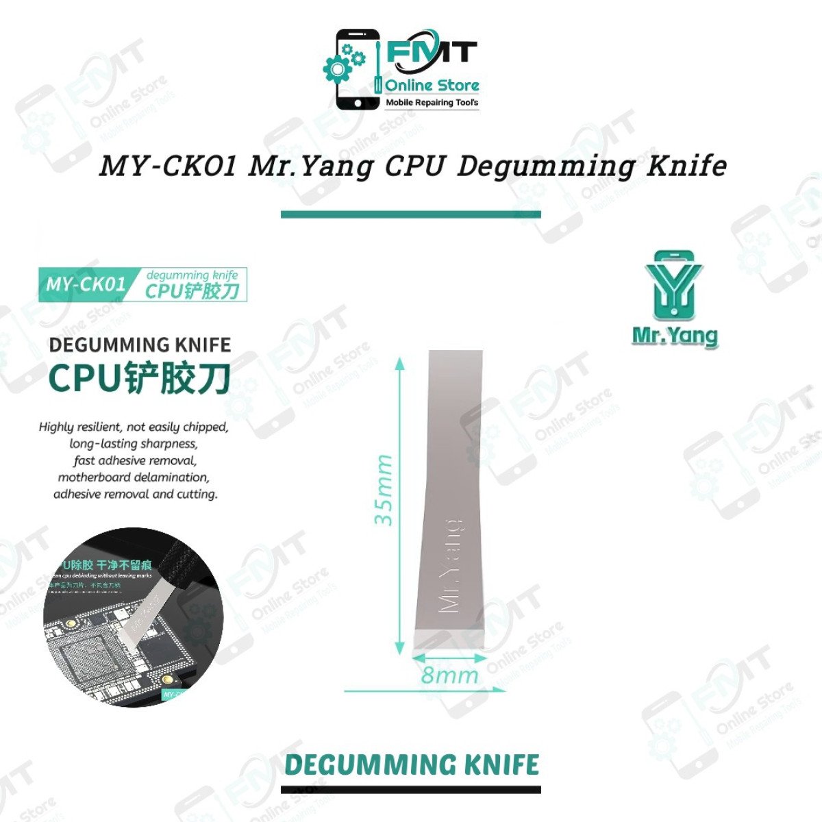 MY-CKO1 Mr.Yang CPU Degumming Knife 1PCS