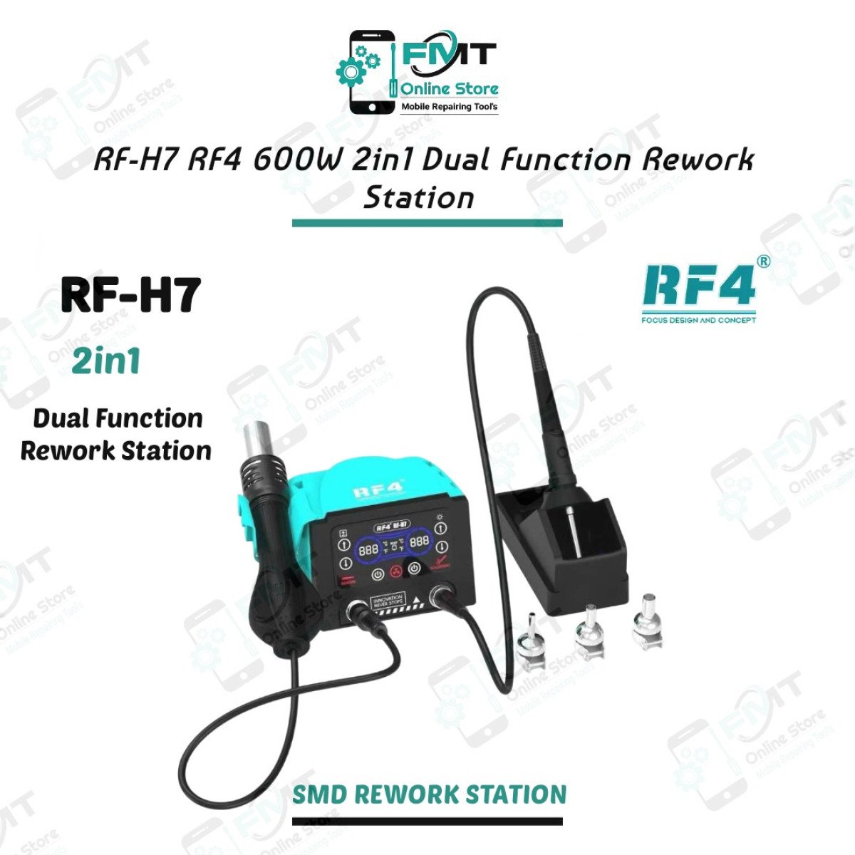 RF-H7 RF4 600W 2in1 Dual Function Rework Station