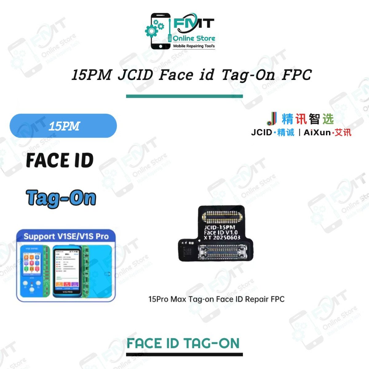 iPhone 15PM JCID Face id Tag-On FPC