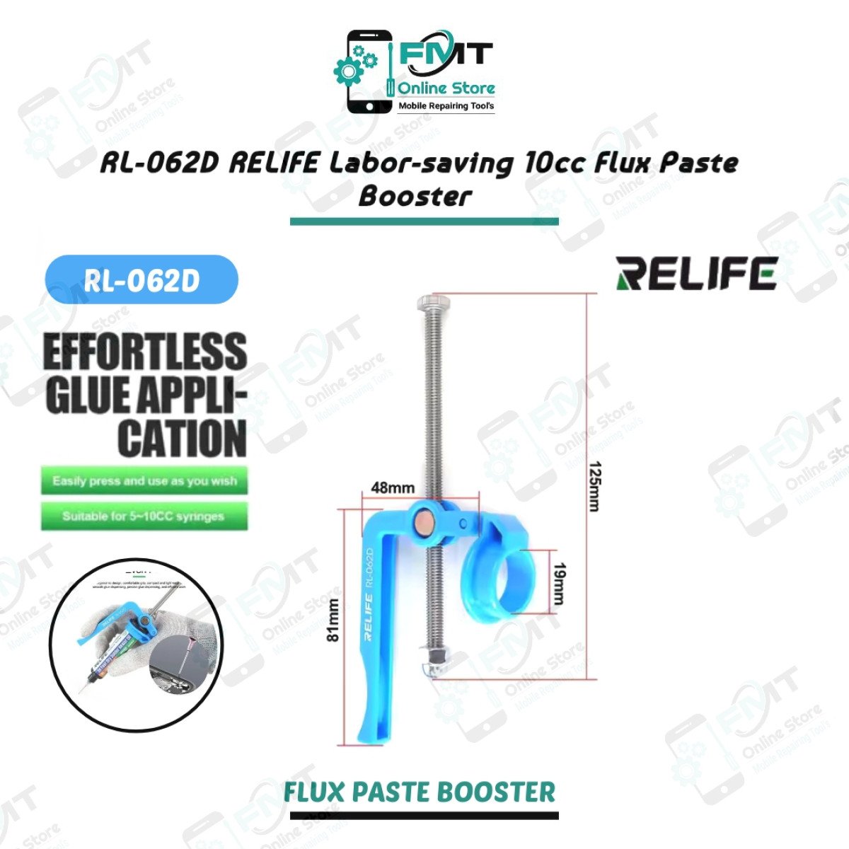 RL-062D RELIFE Labor-saving 10cc Flux Paste Booster