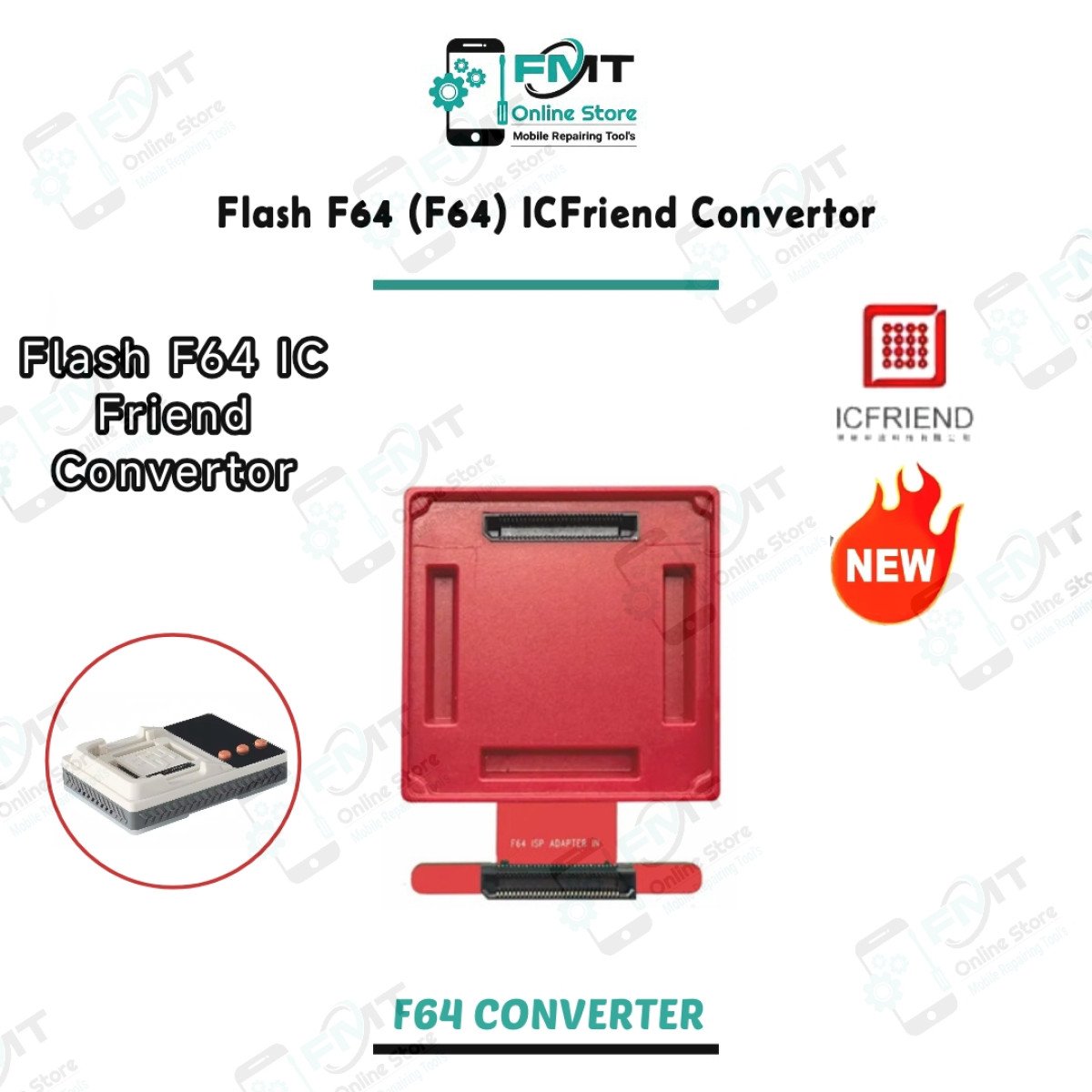 Flash F64  IC Friend Convertor For UFS /EMMC Socket