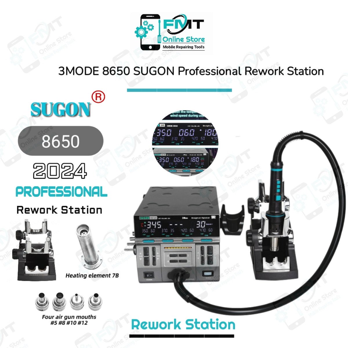 8650 3MODE SUGON 2024 1300W Rework Station