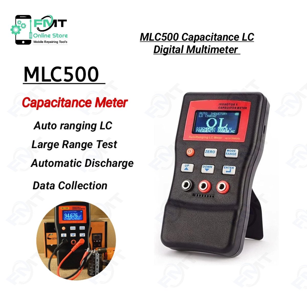MLC500 LR AUTOMATIC RANGE CAPACITANCE Digital Multimeter